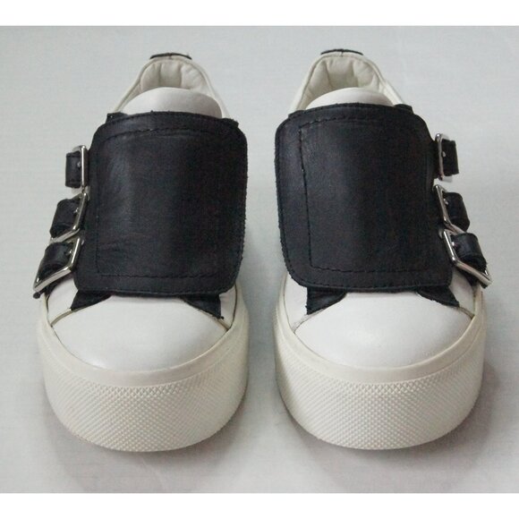 Alexander McQueen White Leather Sneakers - Picture 2 of 16